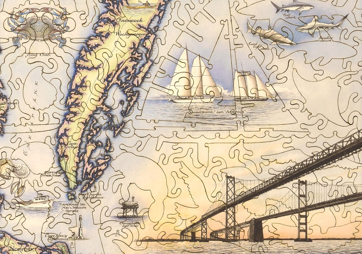 Xplorer Maps Wooden Jigsaw Puzzles Liberty Puzzles