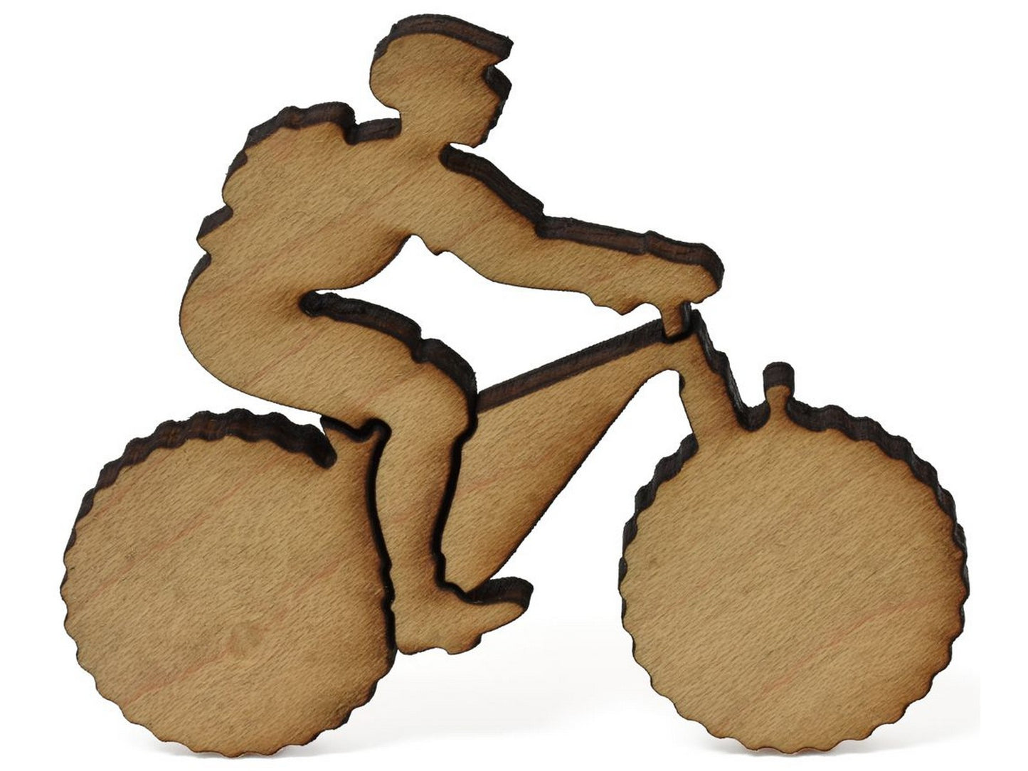 A closeup of whimsies that make a mountain biker from Bridal Veil Falls.