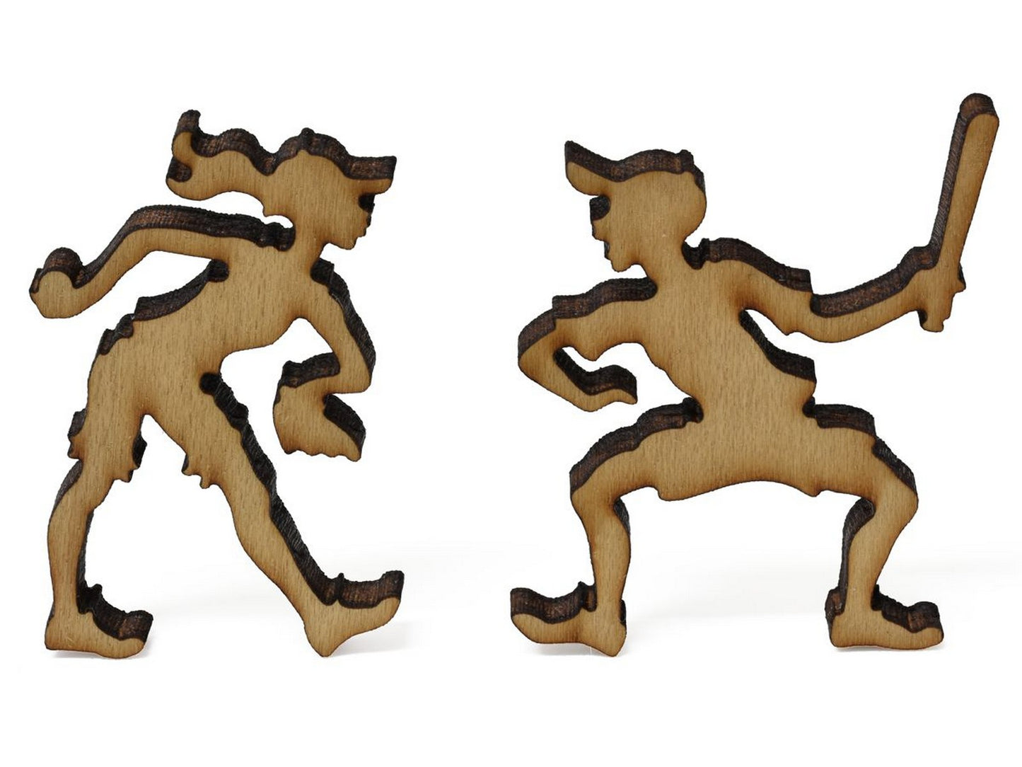 A closeup of whimsies showing two children playing baseball from Vogue Americana Number.