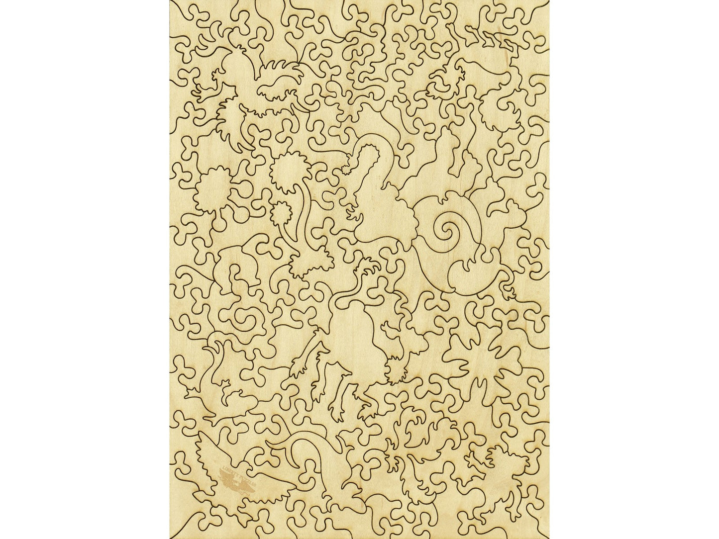 The back of the puzzle, After Dark in the Park.