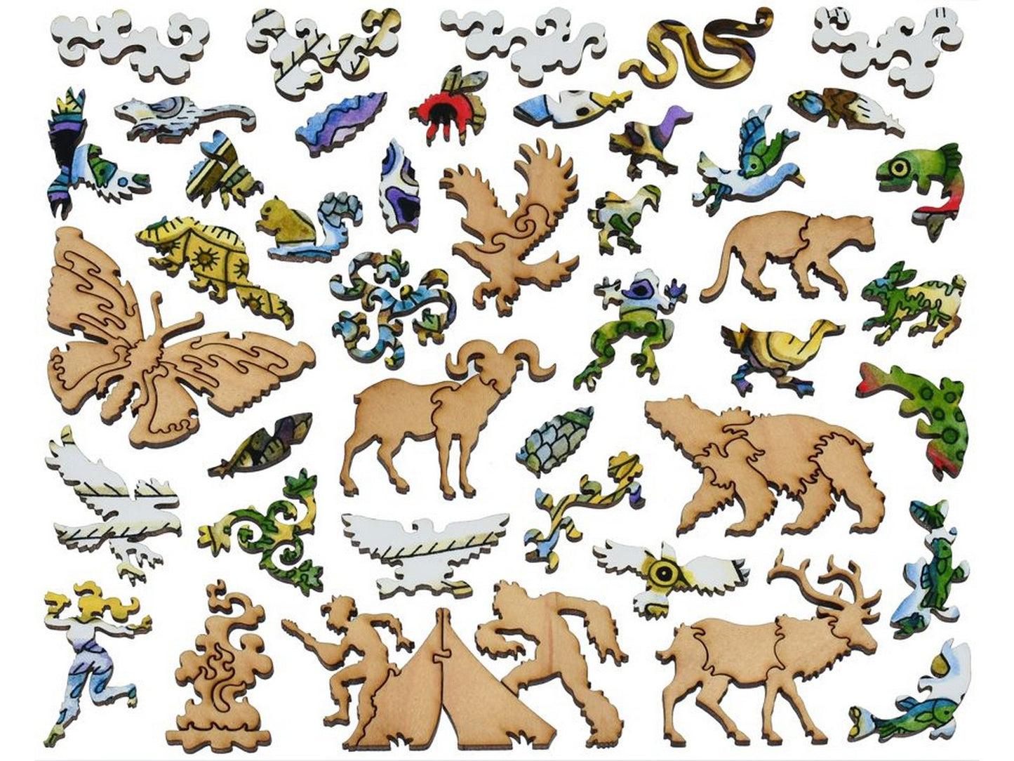 The whimsies that can be found in the puzzle, Bald Eagle.