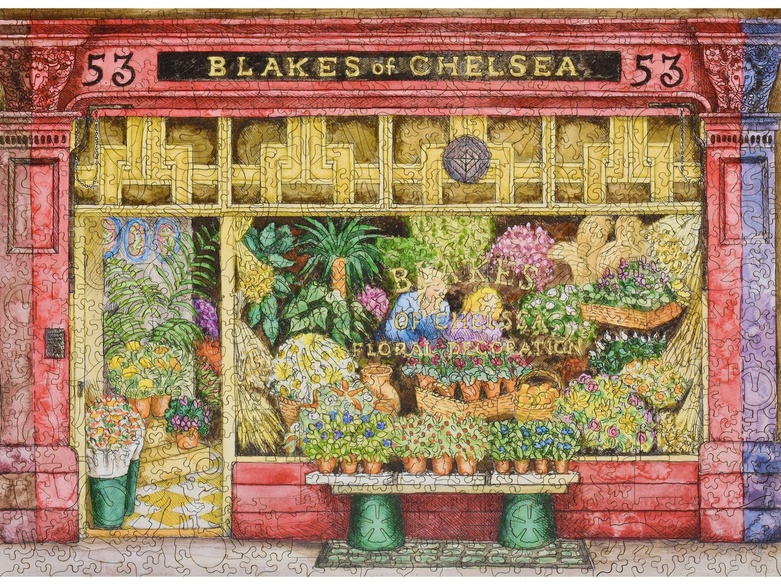puzzle56 パズル Blakes of Chelsea Wooden Jigsaw Puzzle | Liberty Puzzles