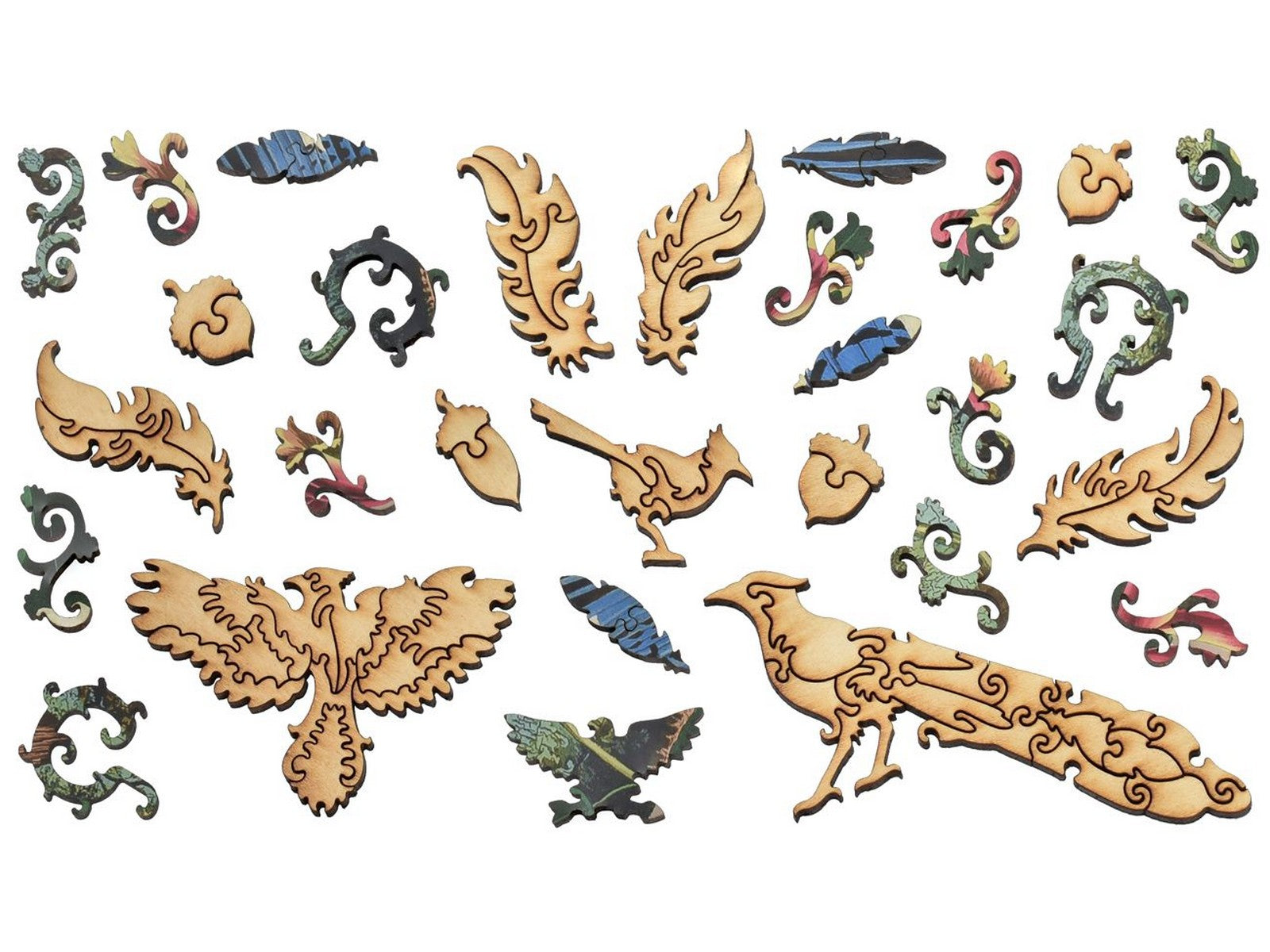 The whimsies that can be found in the puzzle, Blue Jay.
