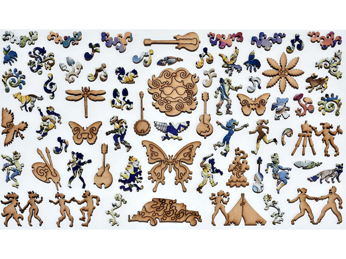The whimsies that can be found in the puzzle, Channeling Jerry.