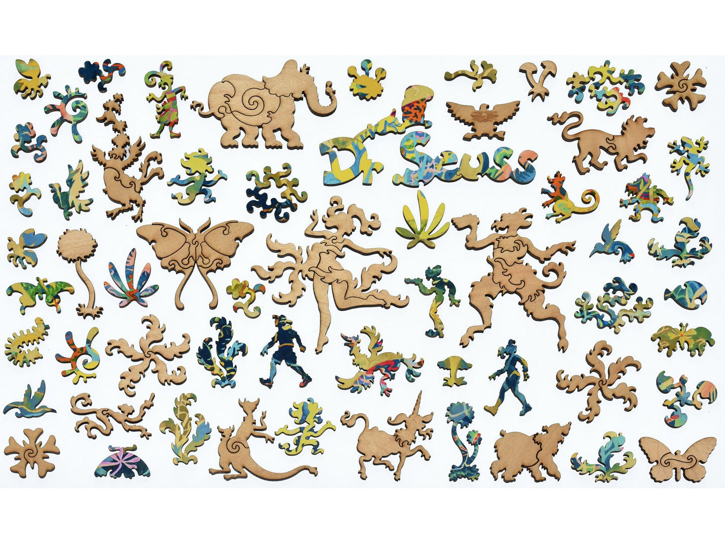 The whimsies that can be found in the puzzle, Chase in the Forest.