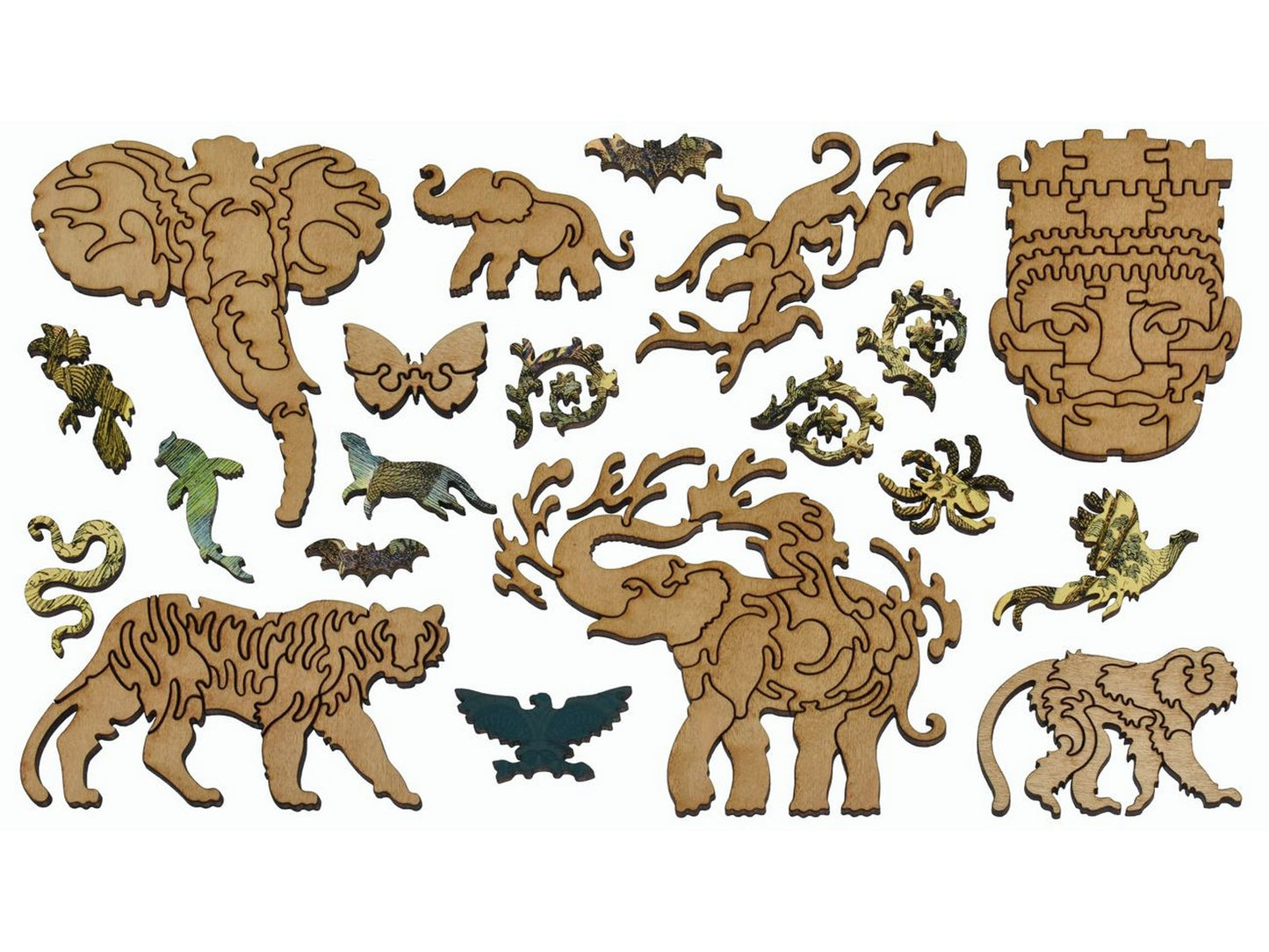 The whimsies that can be found in the puzzle, Elephant Pool.