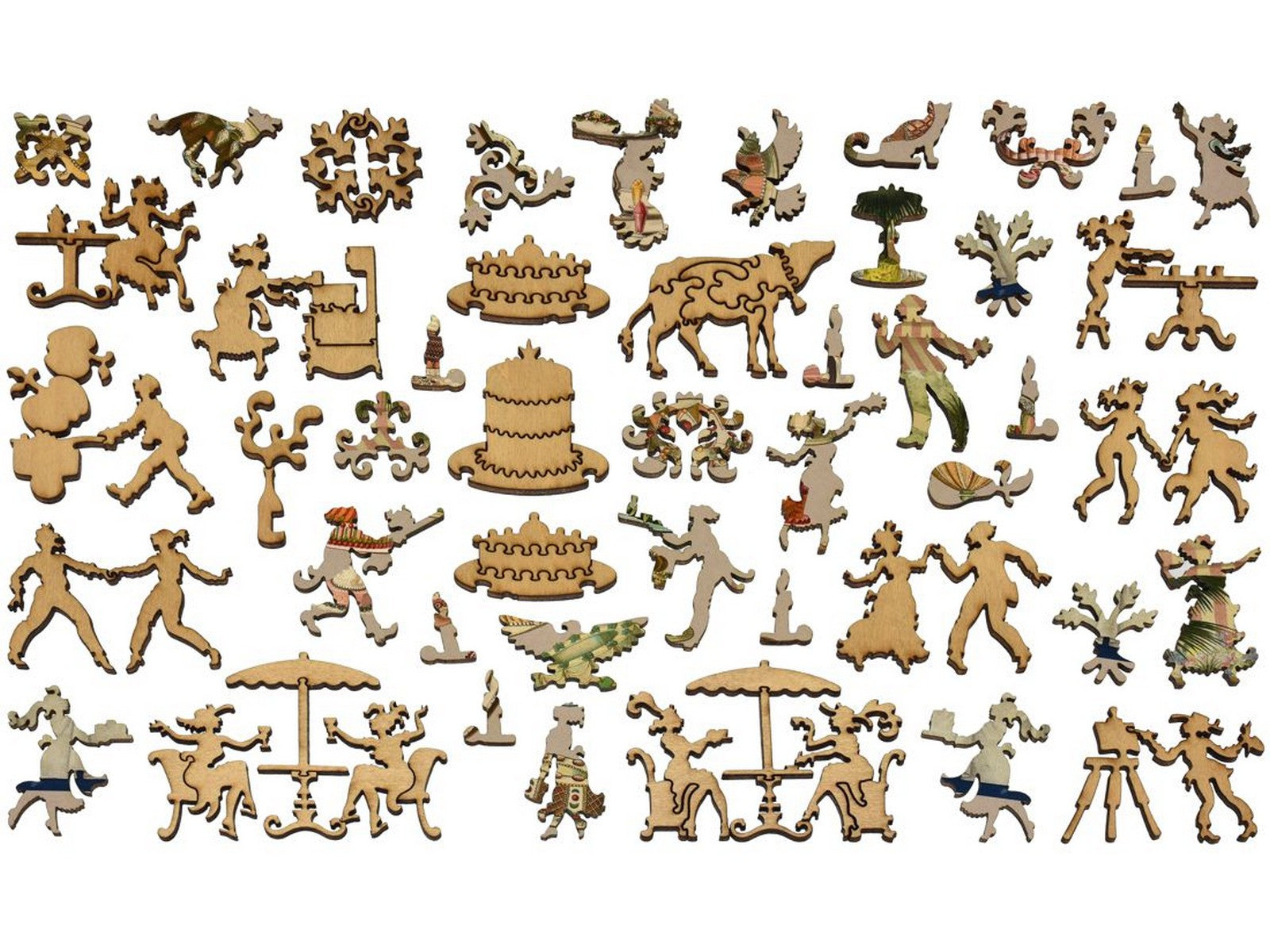 The whimsies that can be found in the puzzle, Fancy Cakes.