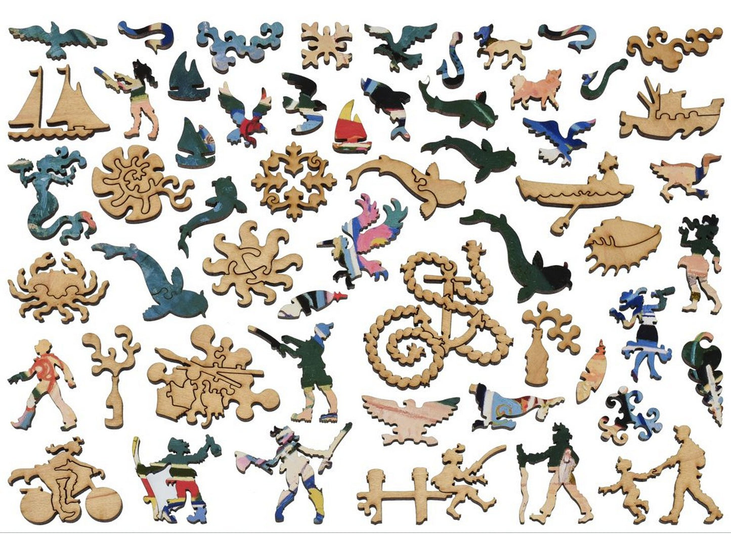 The whimsies that can be found in the puzzle, Fisherman's Jetty, Antibes.