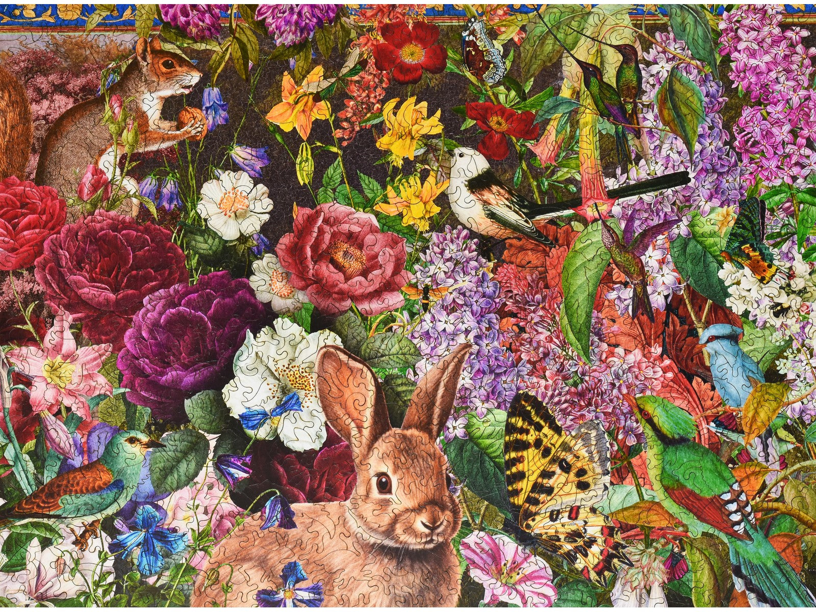 The front of the puzzle, Floral Frolic.