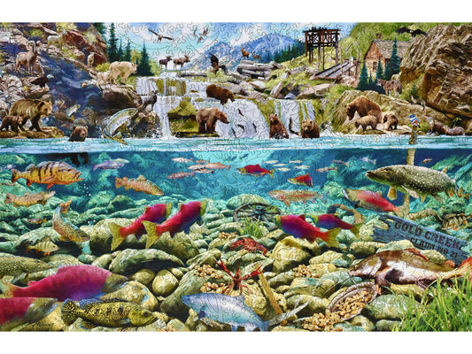 The front of the puzzle, Gold Creek.