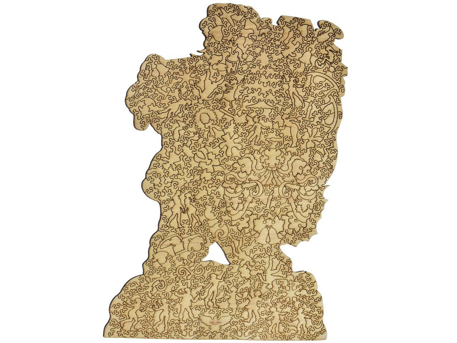 The back of the puzzle, Gifts for Good Children.