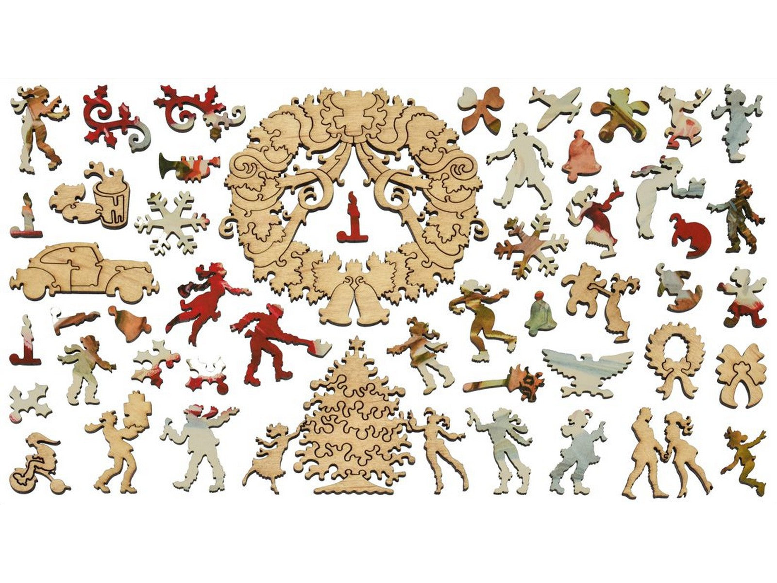 The whimsies that can be found in the puzzle, Gifts for Good Children.