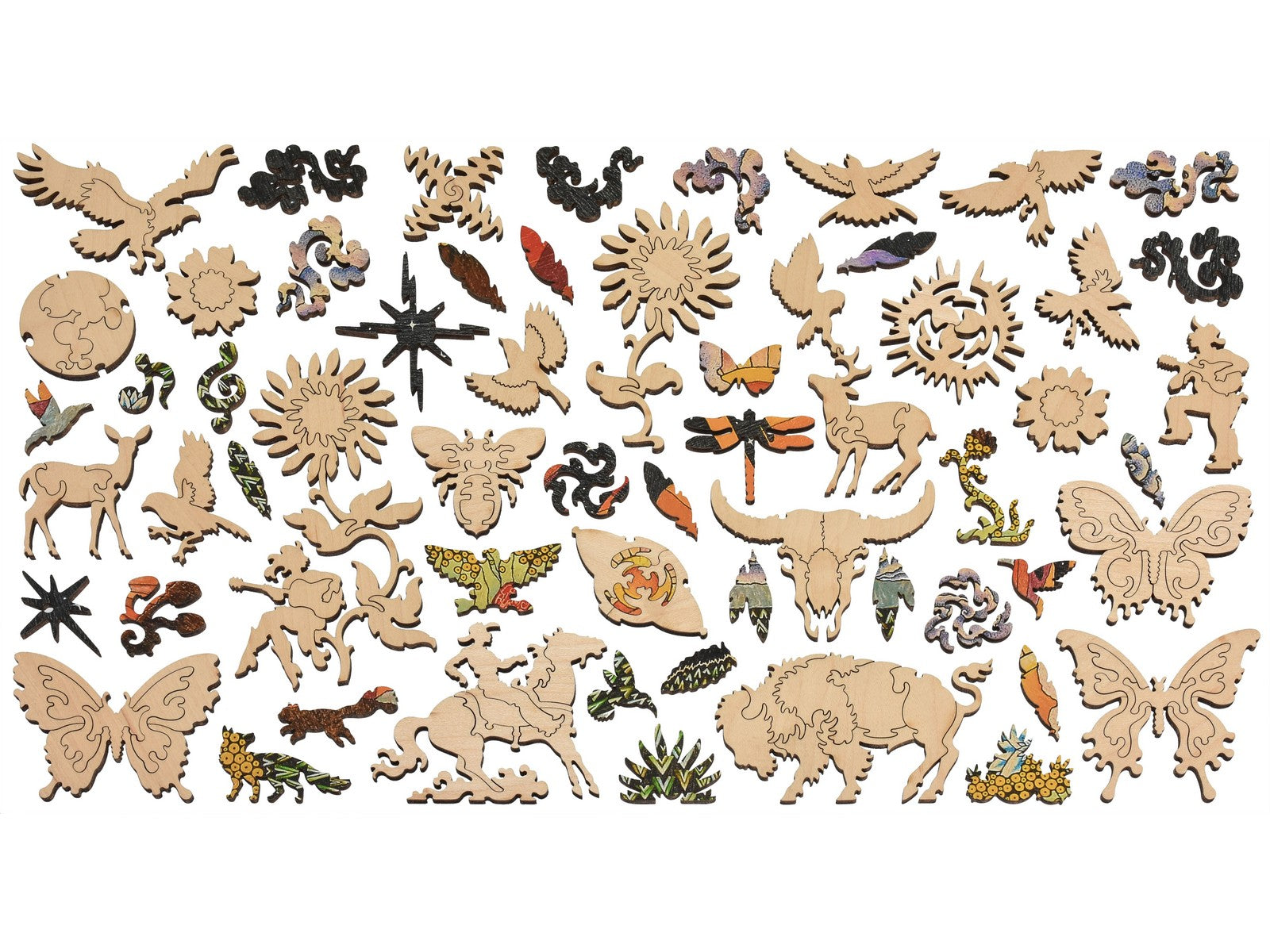 The whimsies that can be found in the puzzle, How the West Was One.