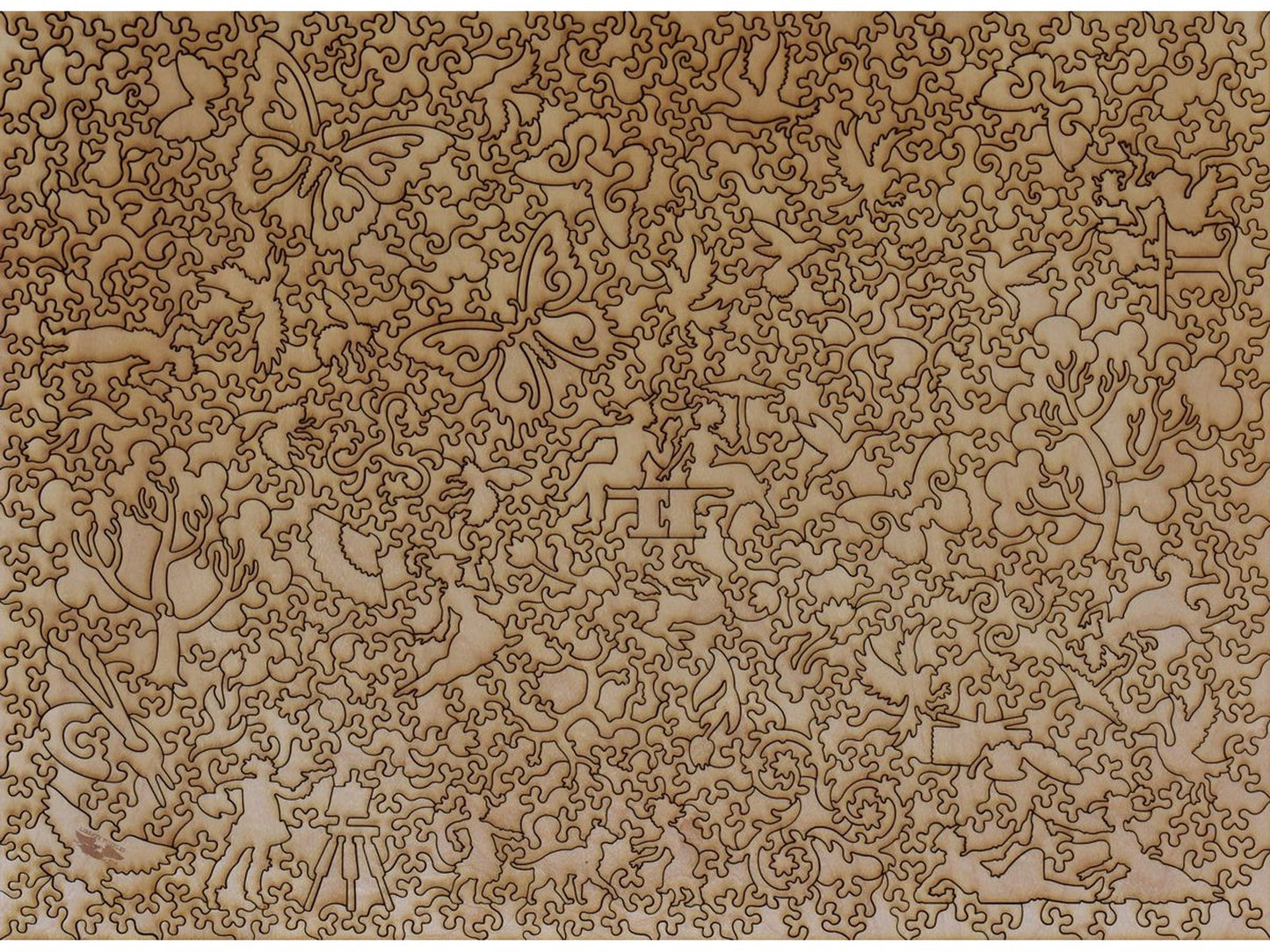 The back of the puzzle, Landscape: The Parc Monceau.