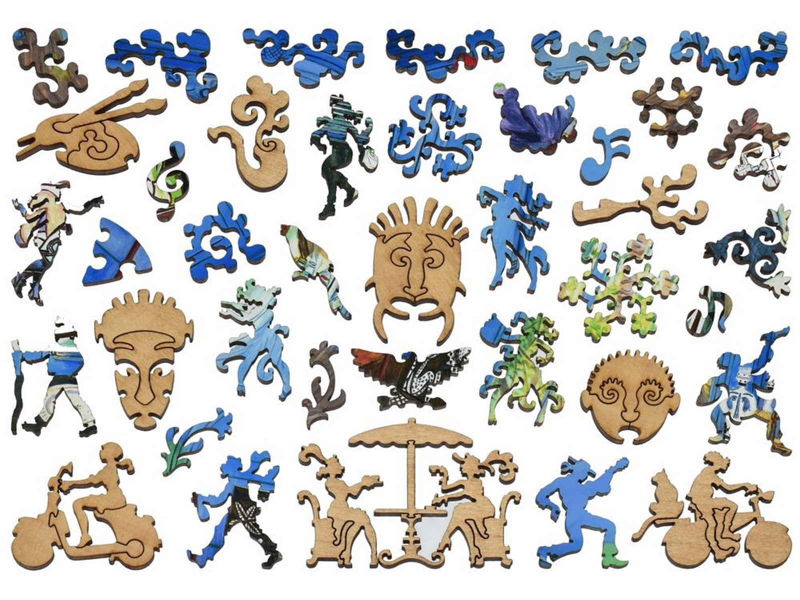 The whimsies that can be found in the puzzle, Picasso's Studio.