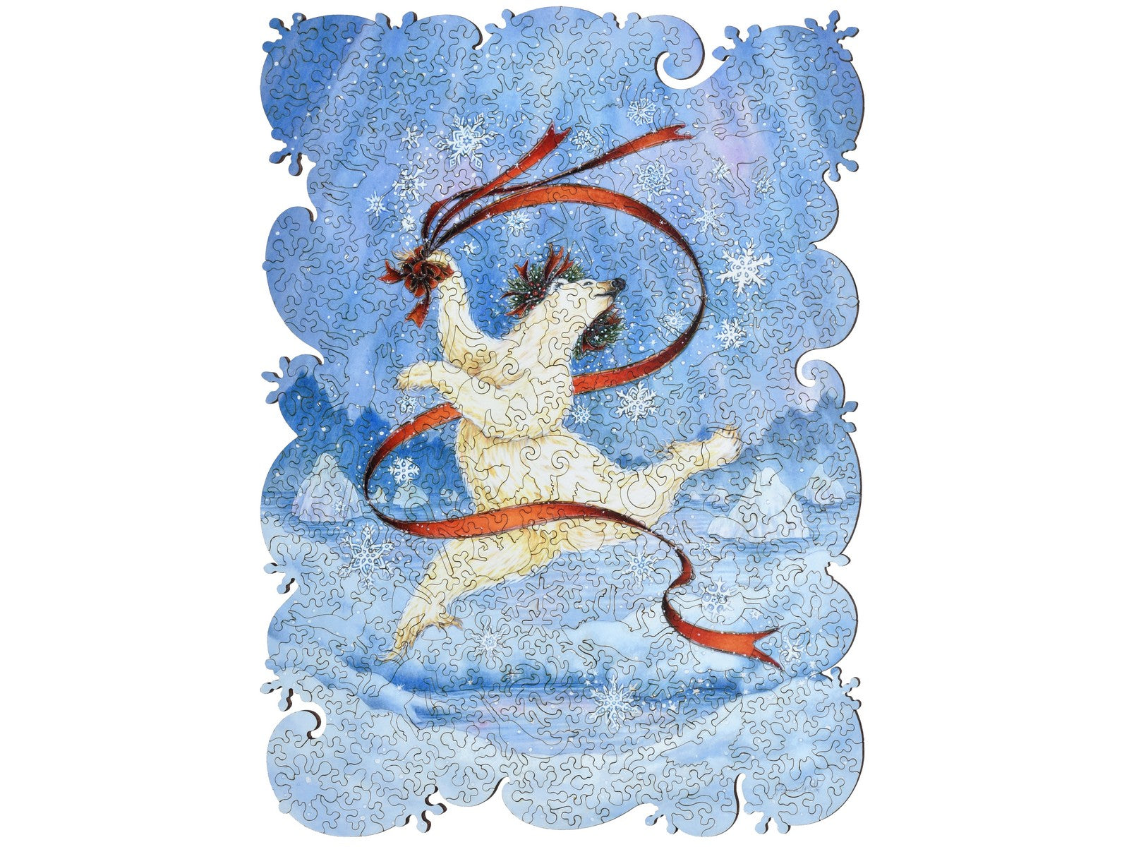 The front of the puzzle, Polar Ribbon Dance.