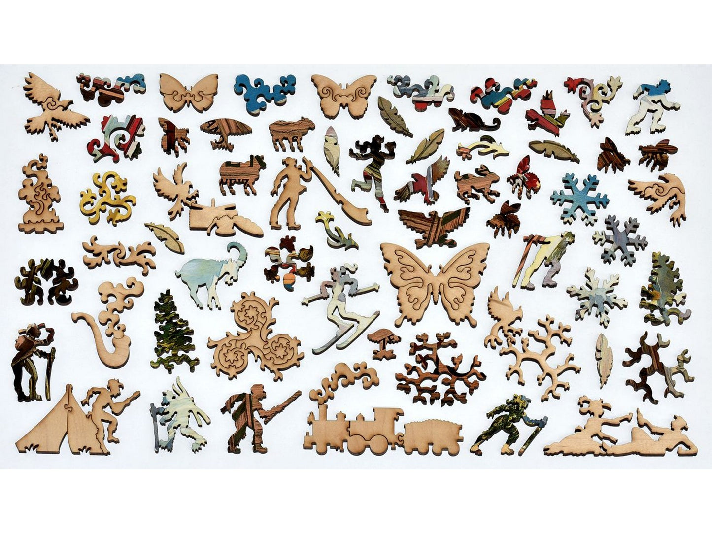 The whimsies that can be found in the puzzle, Pontresina Travel Poster.