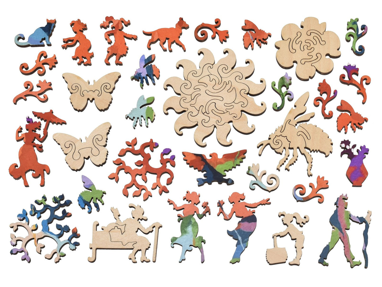 The whimsies that can be found in the puzzle, Poppy.