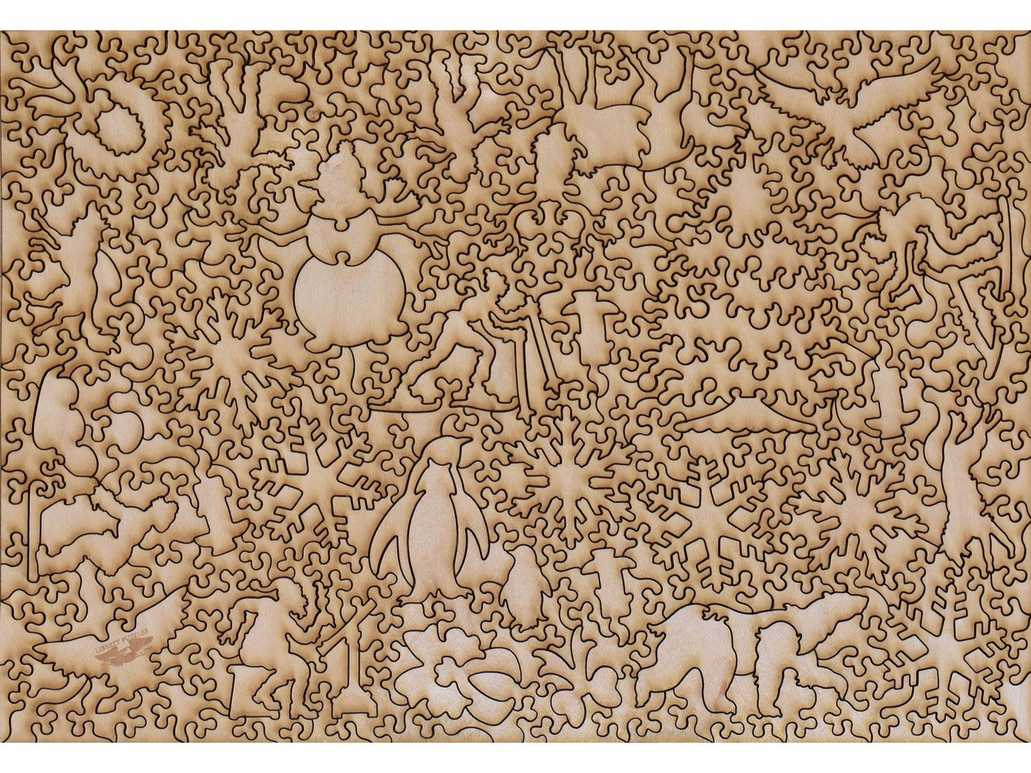 The back of the puzzle, A Present for Santa.