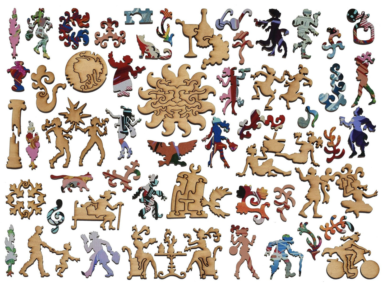 The whimsies that can be found in the puzzle, Rome, Italy.