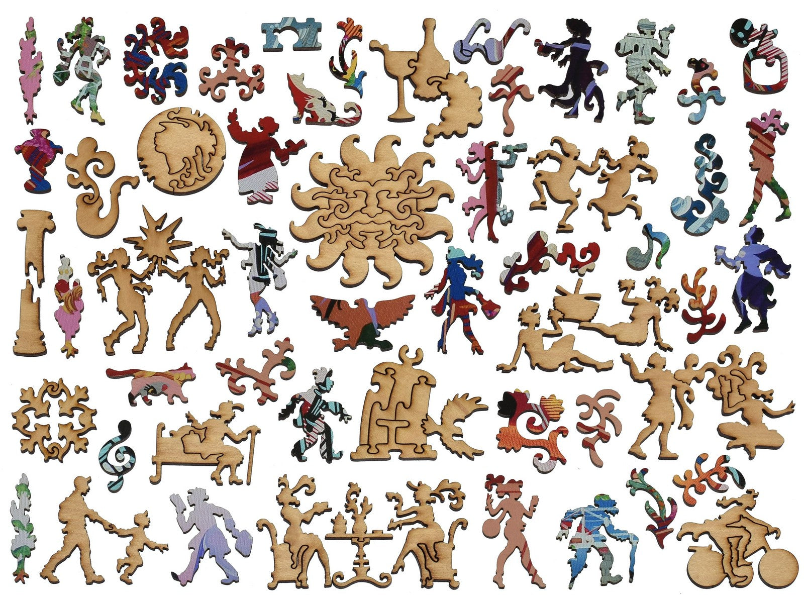 The whimsies that can be found in the puzzle, Rome, Italy.