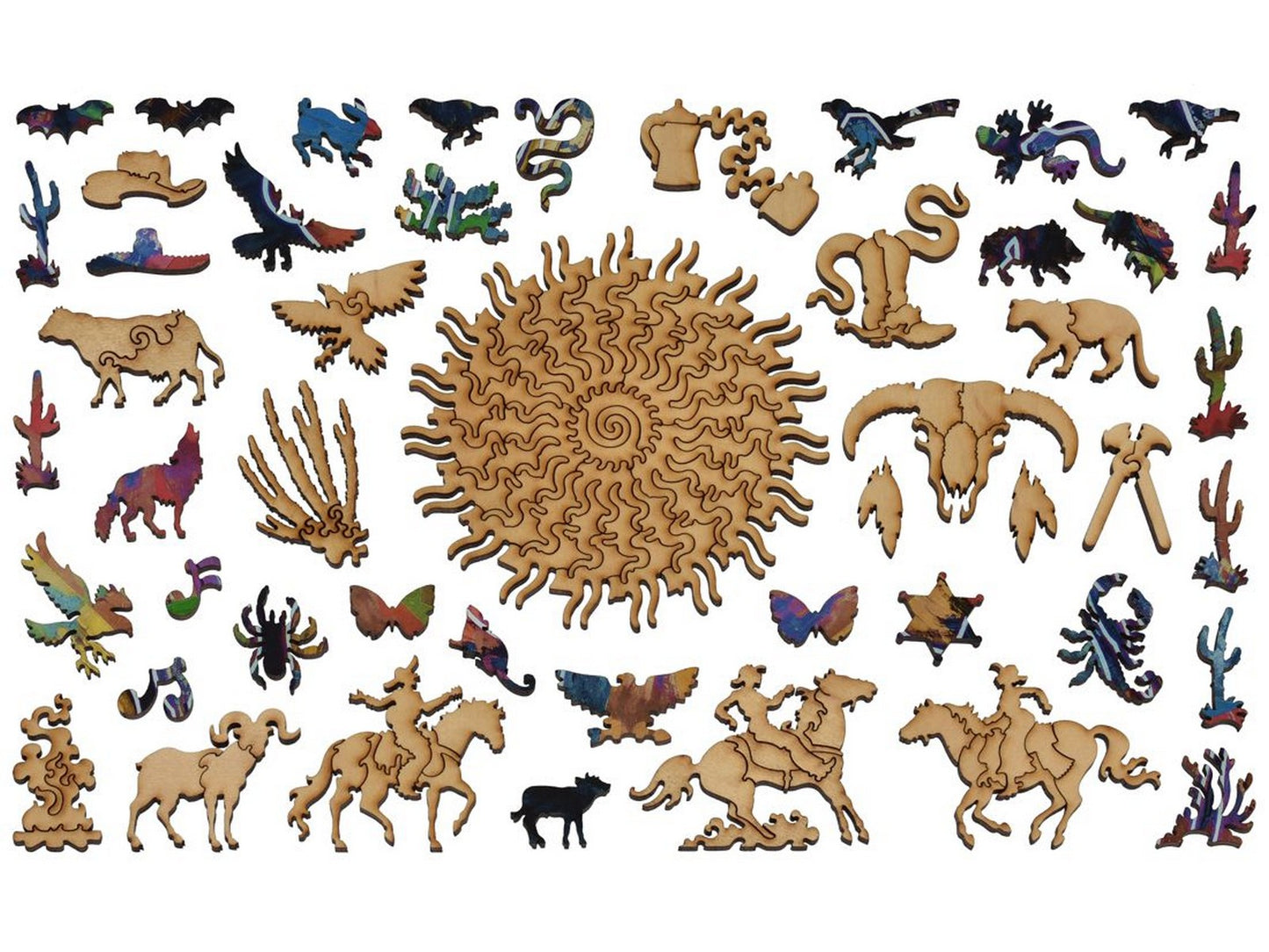 The whimsies that can be found in the puzzle, Rompecabezas.