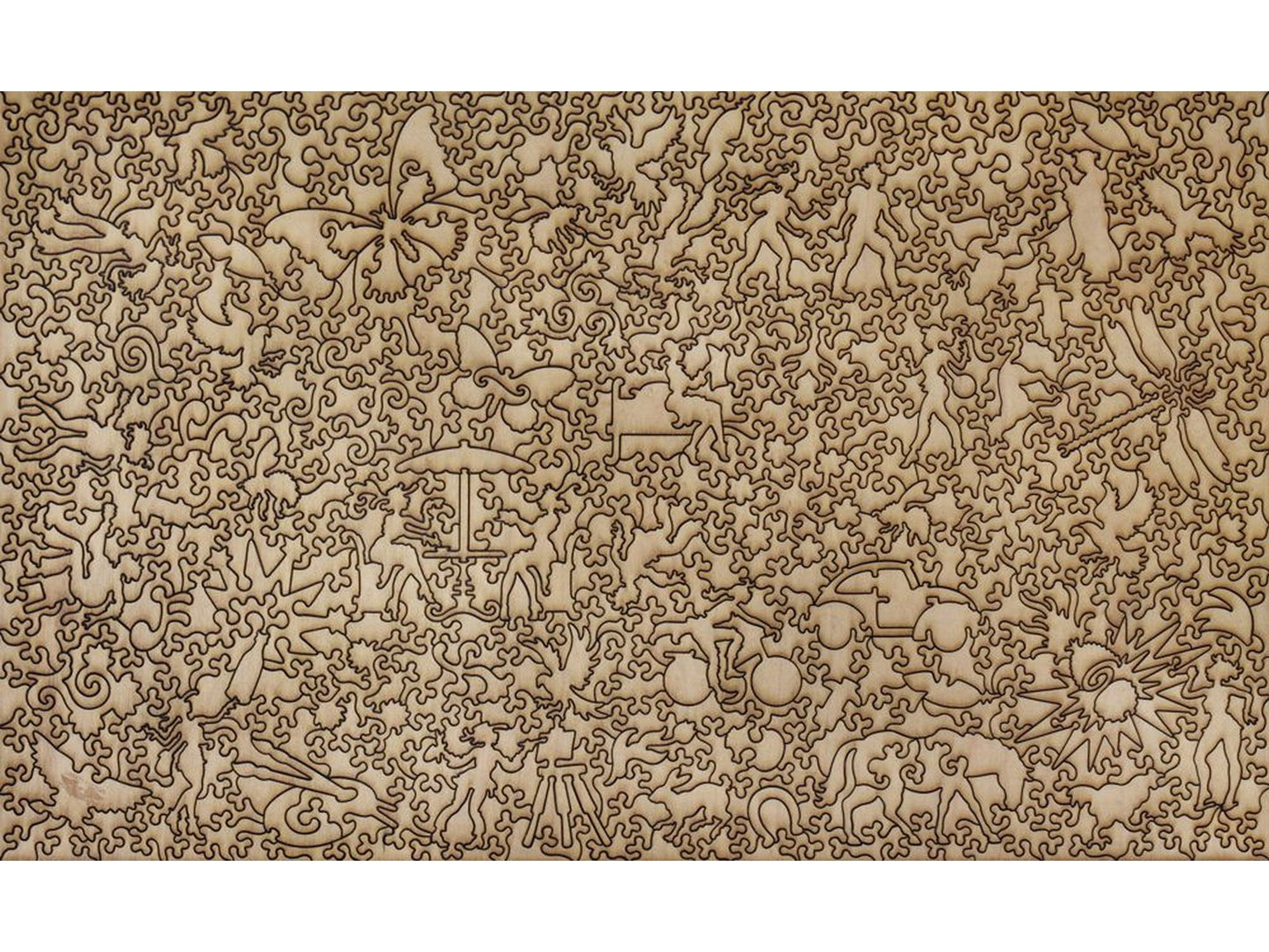 The back of the puzzle, San Miguel de Allende.