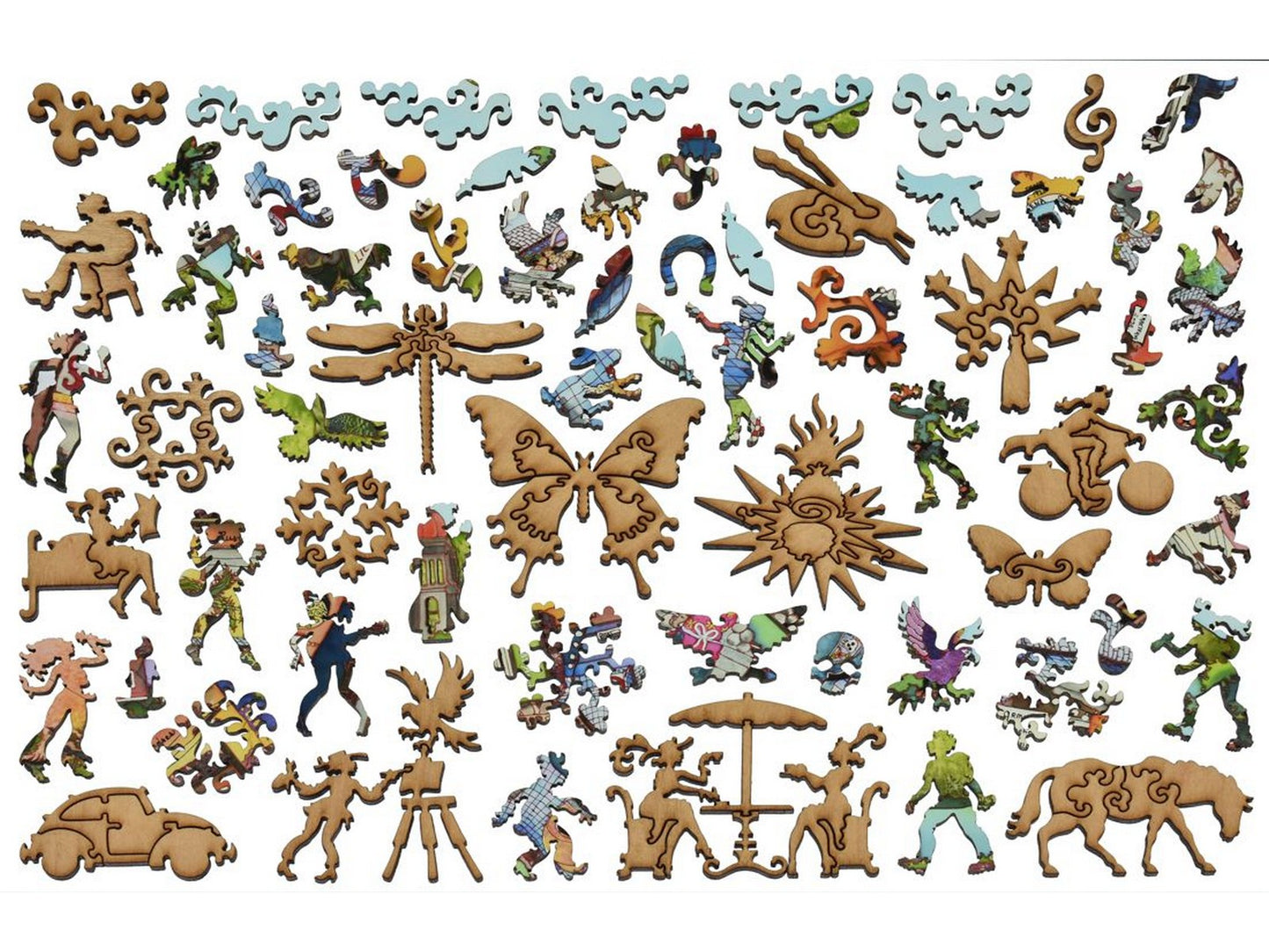 The whimsies that can be found in the puzzle, San Miguel de Allende.