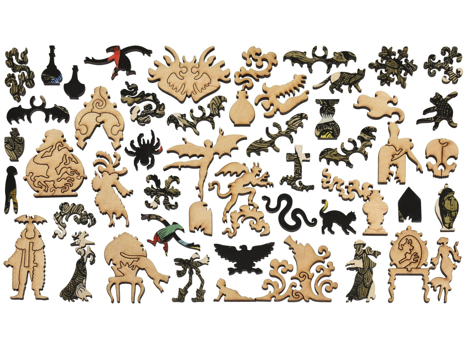 The whimsies that can be found in the puzzle, Some Things Are Scary.