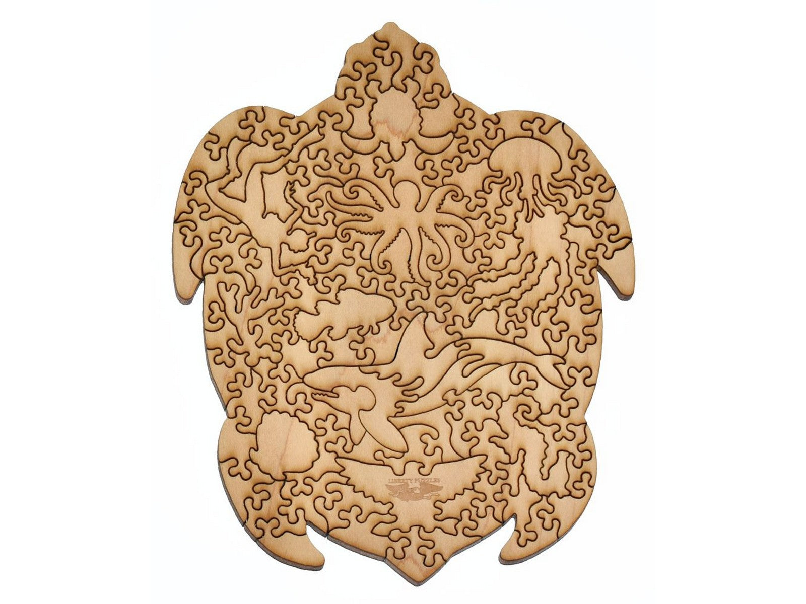 The back of the puzzle, Sea Turtle round.