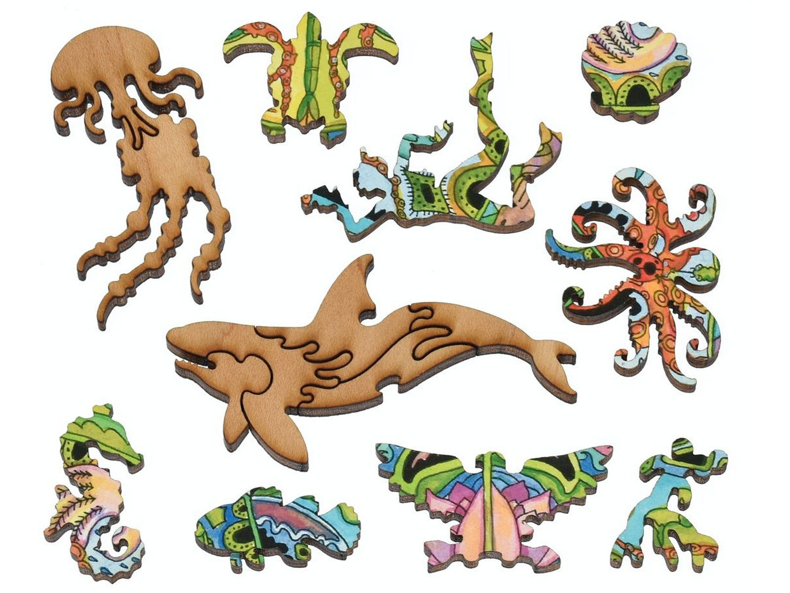 The whimsies that can be found in the puzzle, Sea Turtle round.