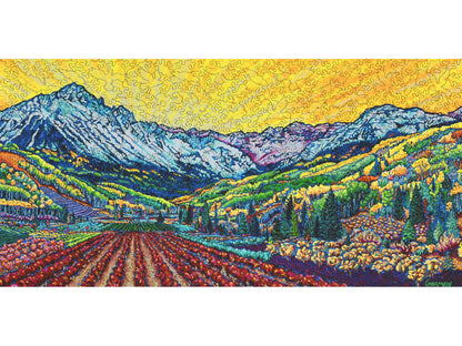 The front of the puzzle, Vines Amongst the Rockies.