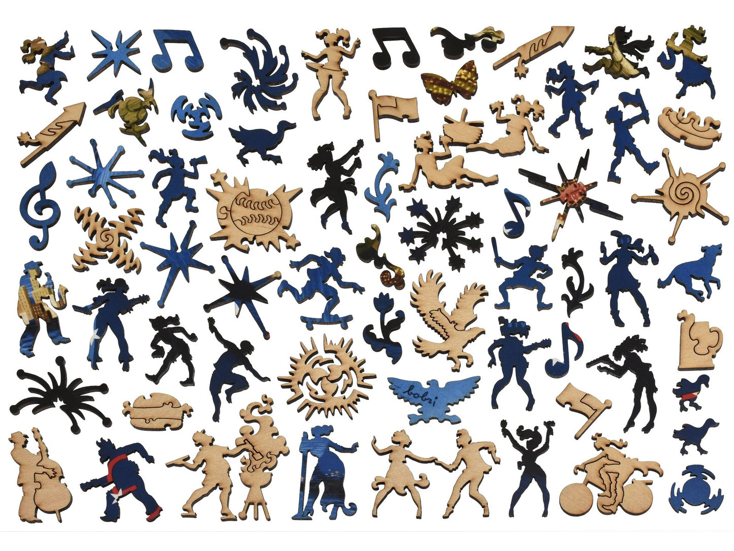 The whimsies that can be found in the puzzle, Vogue Americana Number.