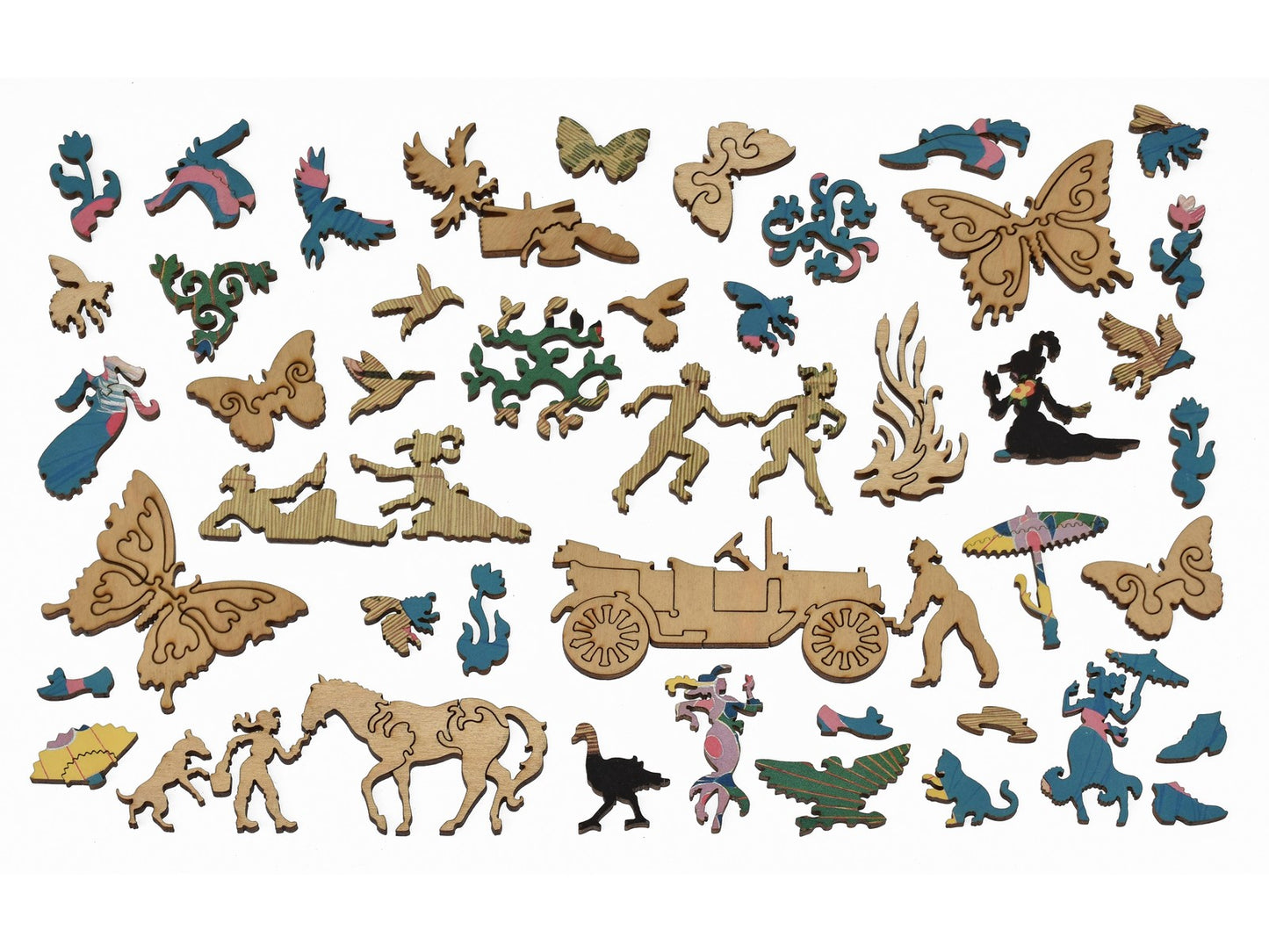 The whimsies that can be found in the puzzle, Vogue: Hot Weather Fashions Number.