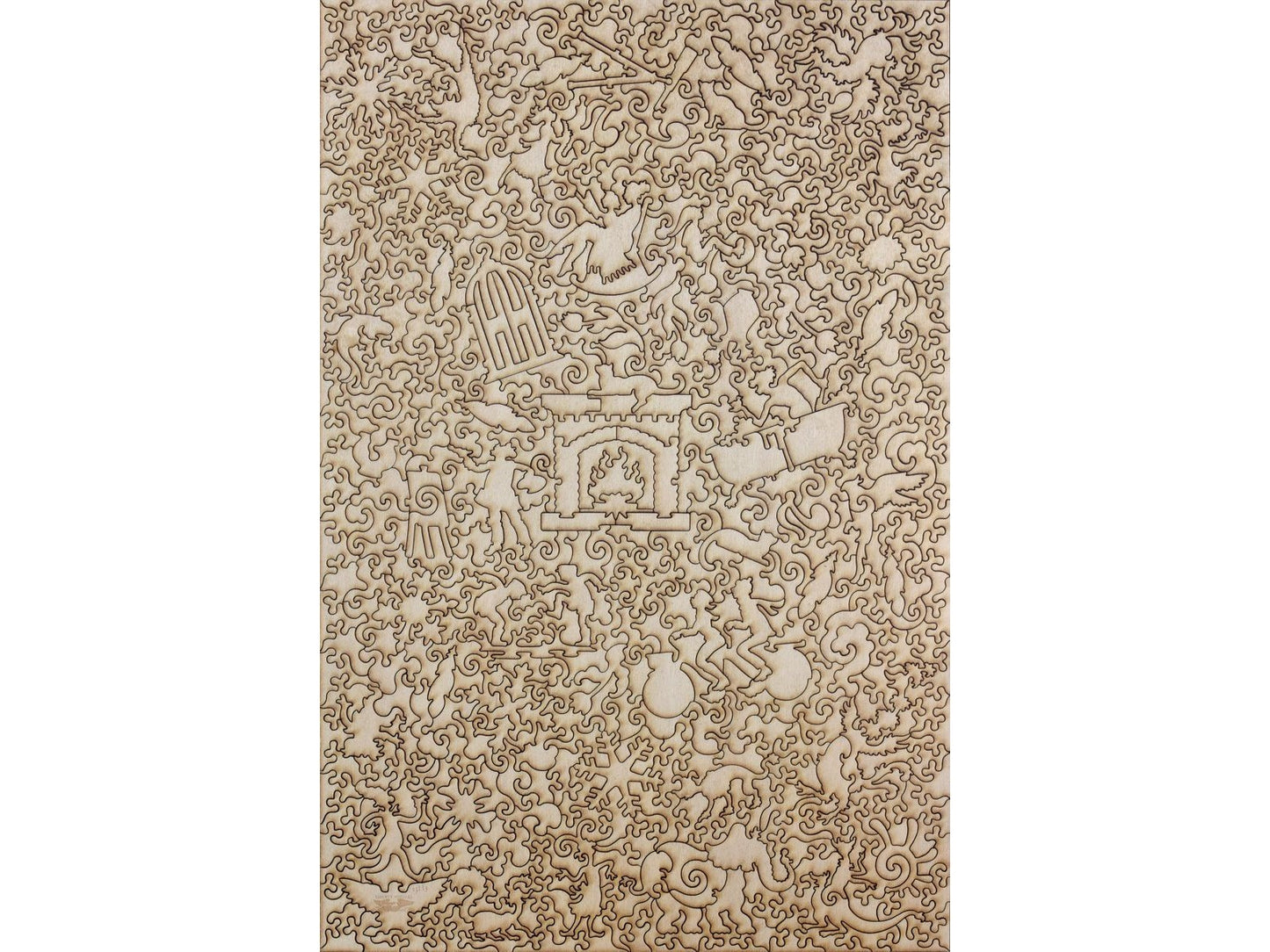 The back of the puzzle, That Winter Spring Came Late.