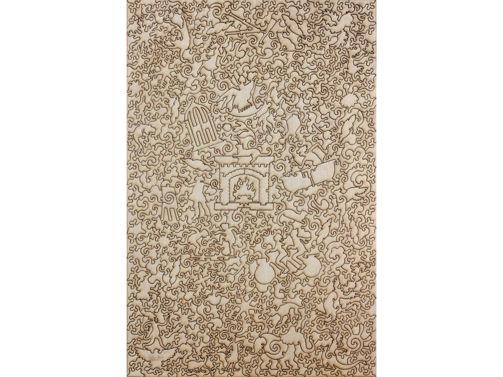 The back of the puzzle, That Winter Spring Came Late.