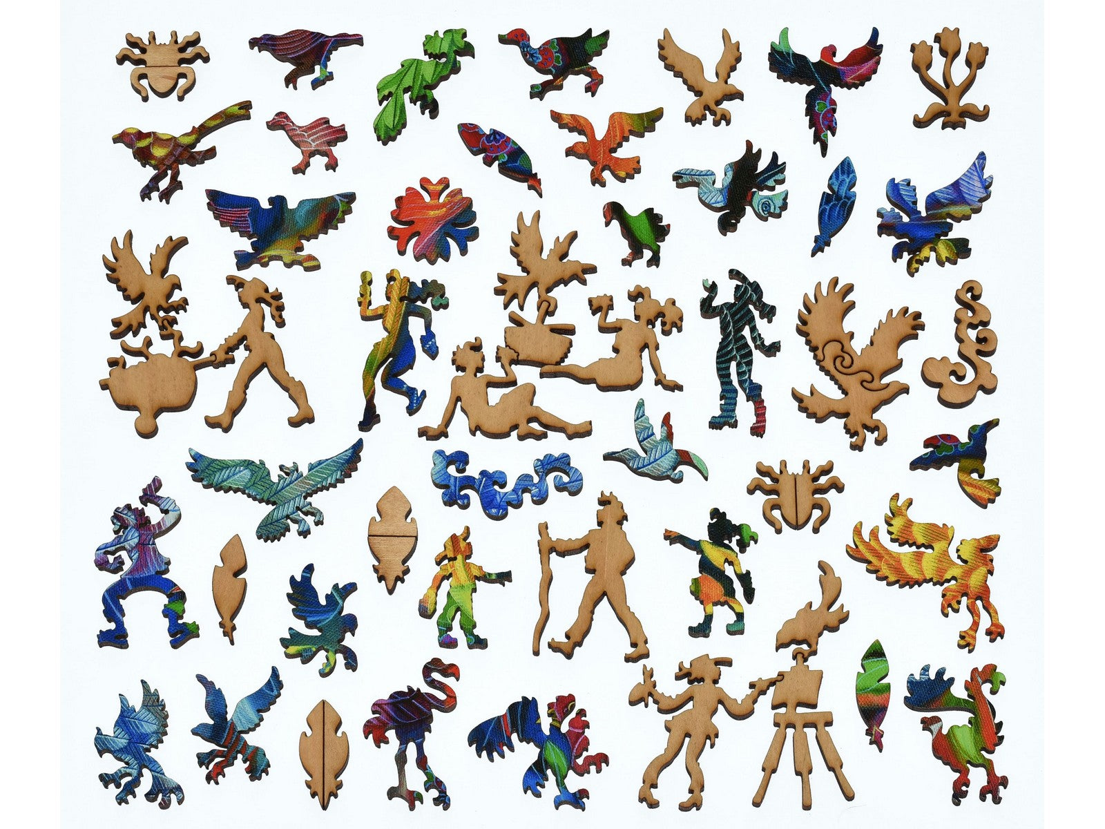 The whimsies that can be found in the puzzle, Birds.