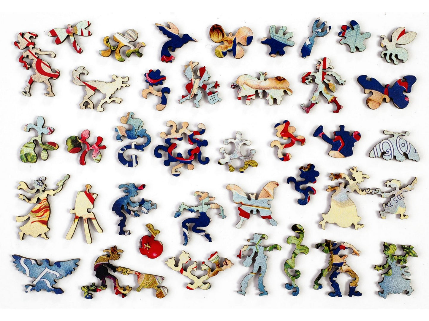The whimsy pieces that can be found in the puzzle, Burpee's Seed Packet.