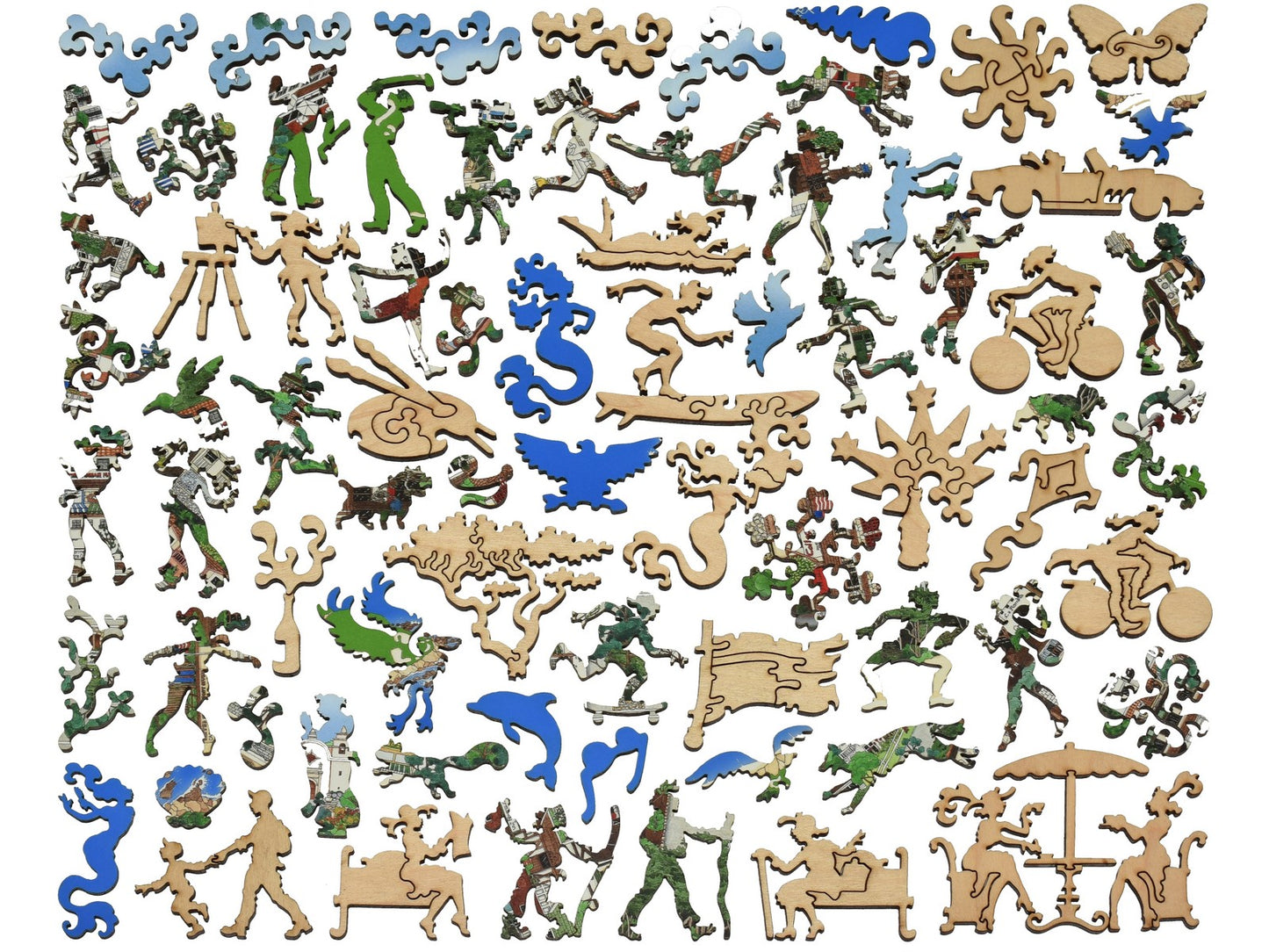 The whimsies that can be found in the puzzle, Carmel by the Sea.