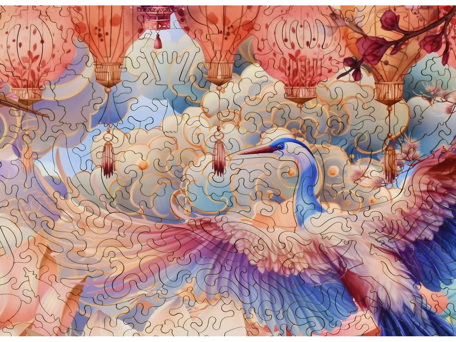 A closeup of the front of the puzzle, Delicate Beings.