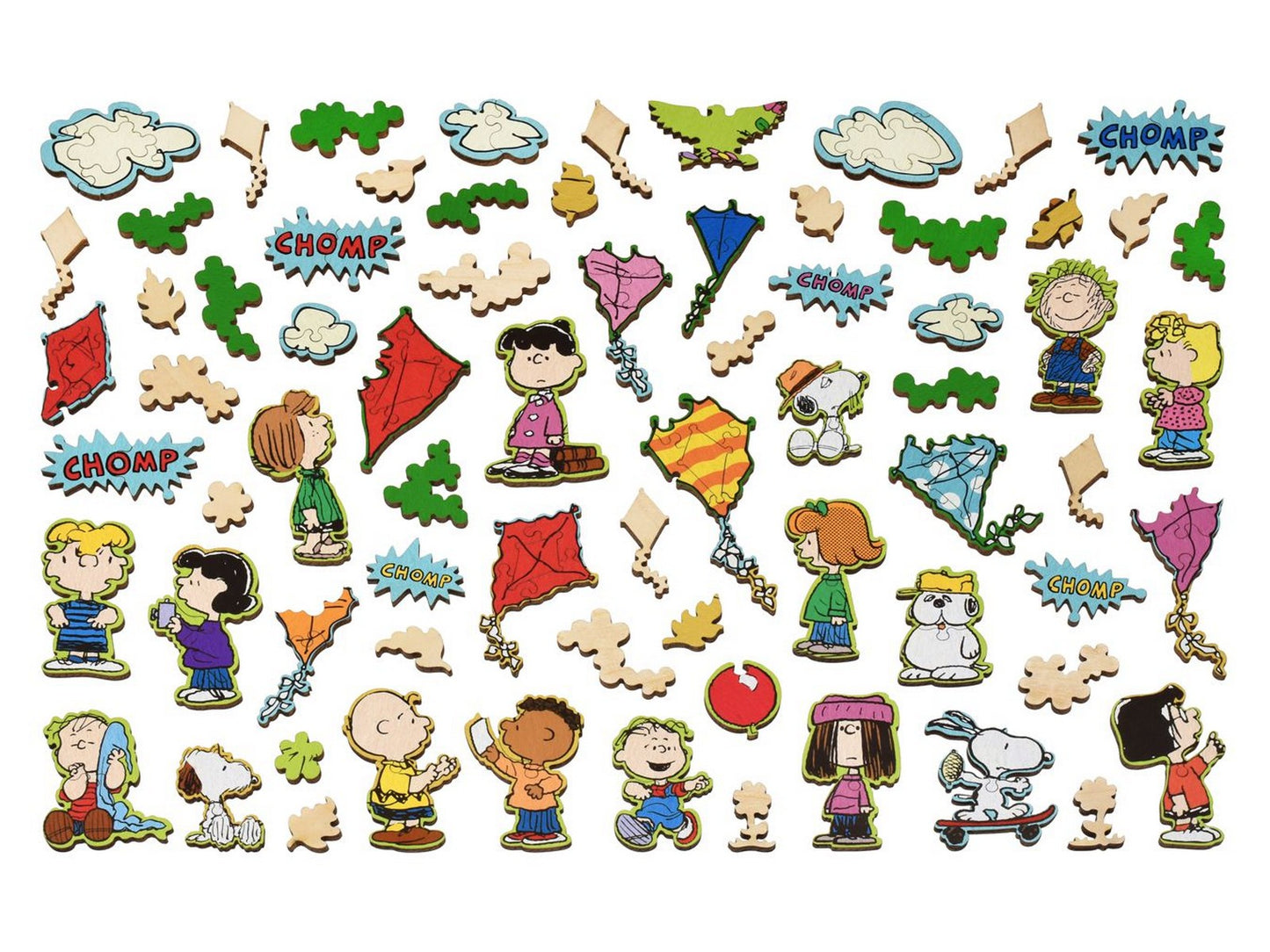 The whimsies that can be found in the puzzle, Kite-Eating Tree.