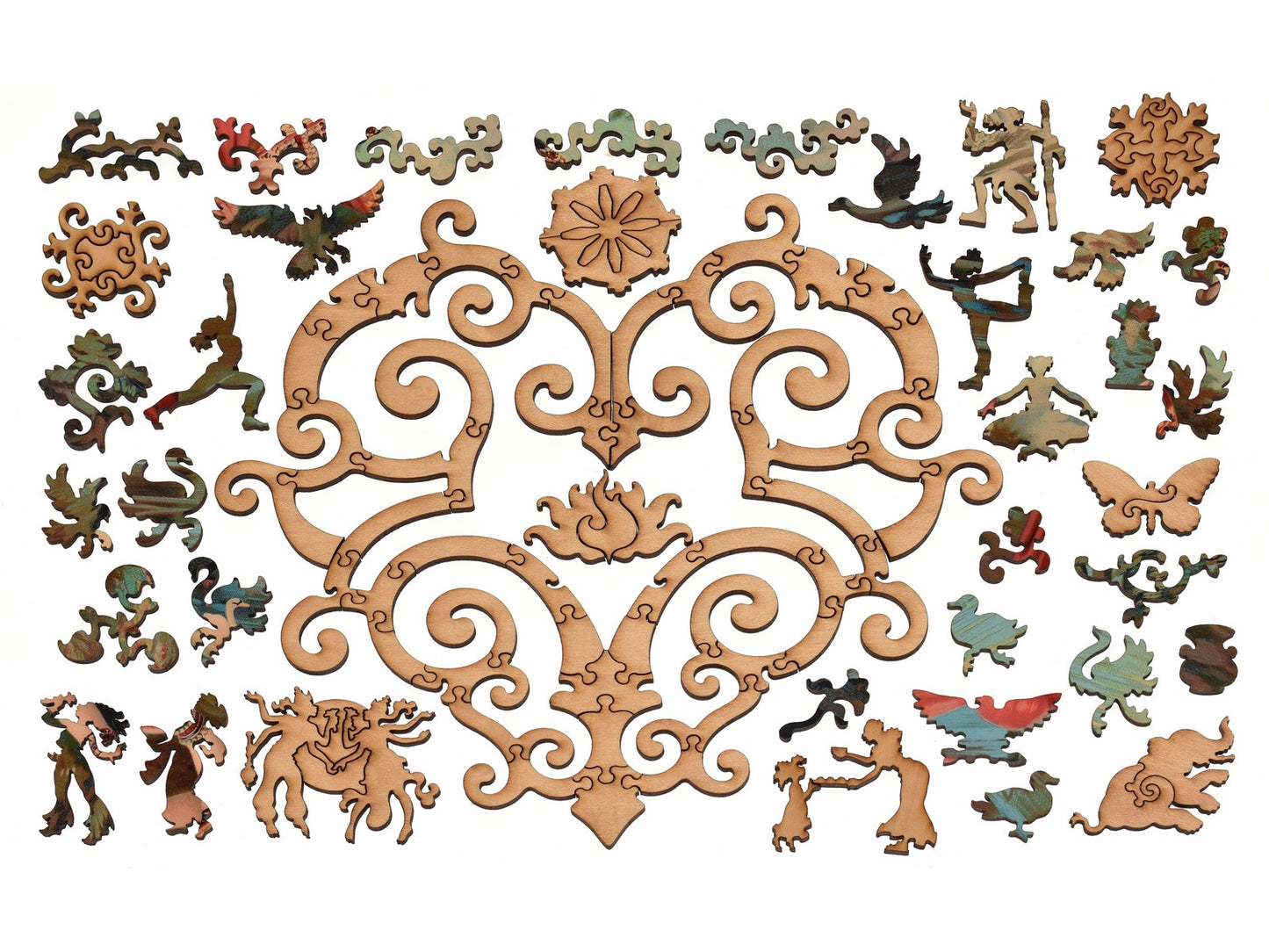 The whimsies that can be found in the puzzle, Lakshmi.