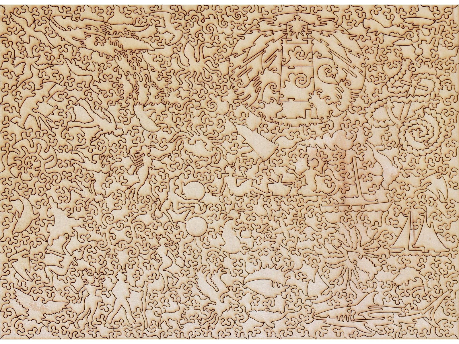 The back of the puzzle, Nantucket.