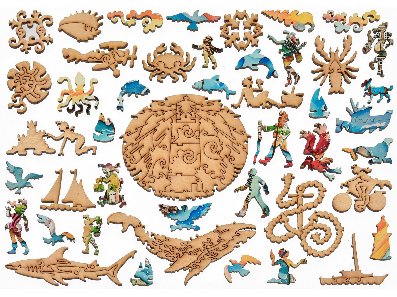 The whimsies that can be found in the puzzle, Nantucket.