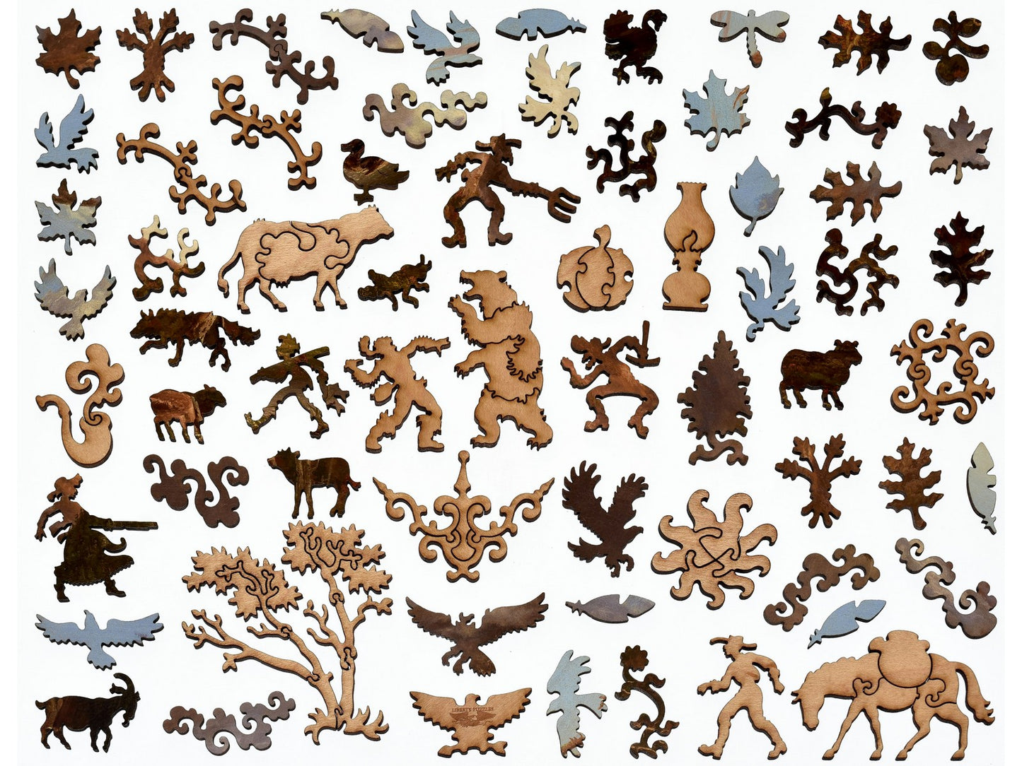 The whimsies that can be found in the puzzle, The Notch of the White Mountains.