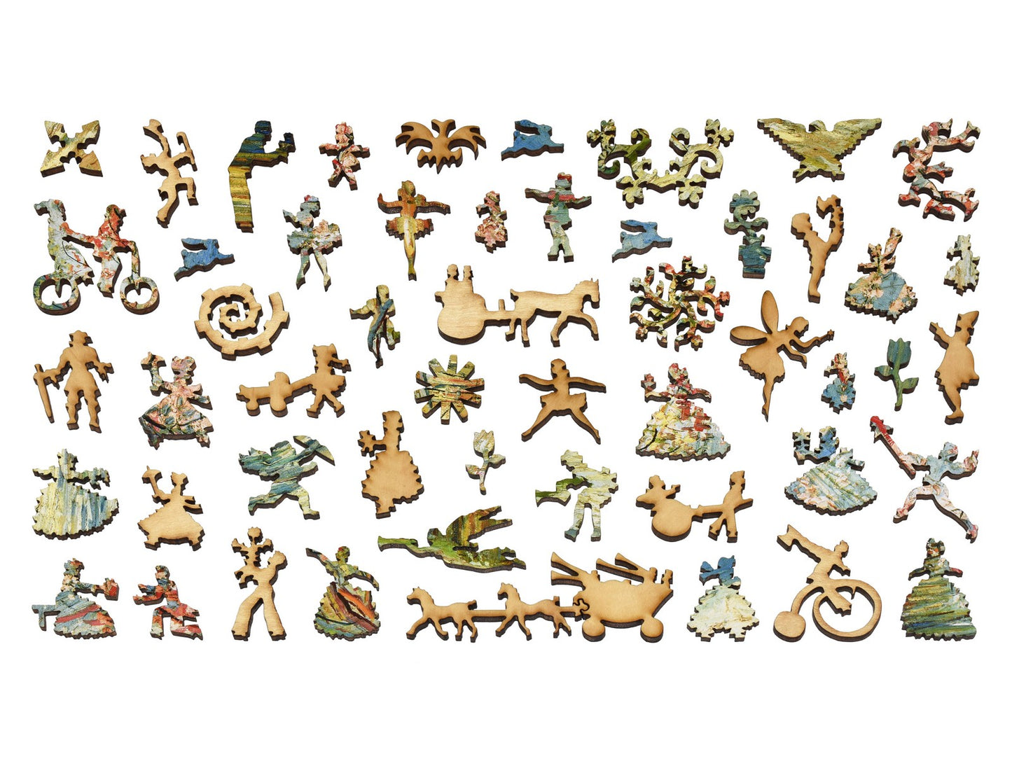 The whimsies that can be found in the puzzle, Peschi in Fiore.