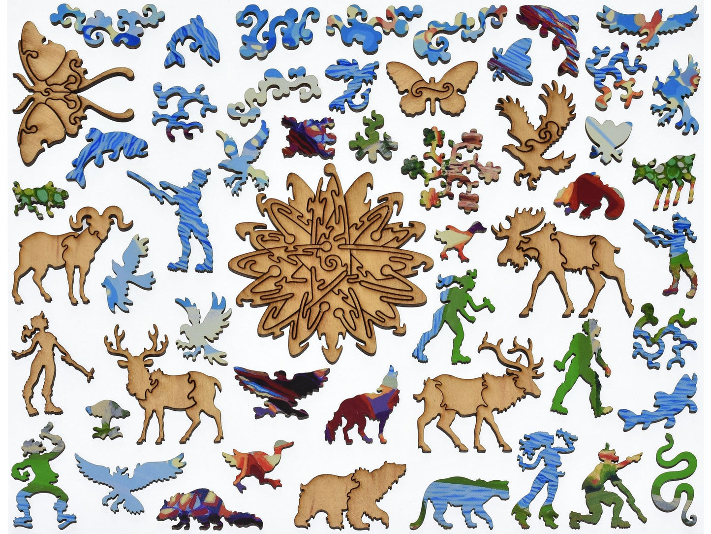 The whimsies that can be found in the puzzle, River Particles.