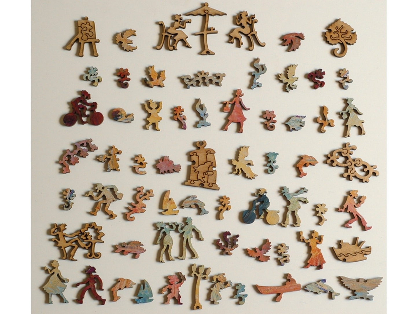 The whimsy pieces that can be found in the puzzle, San Giorgio Maggiore at Dusk.