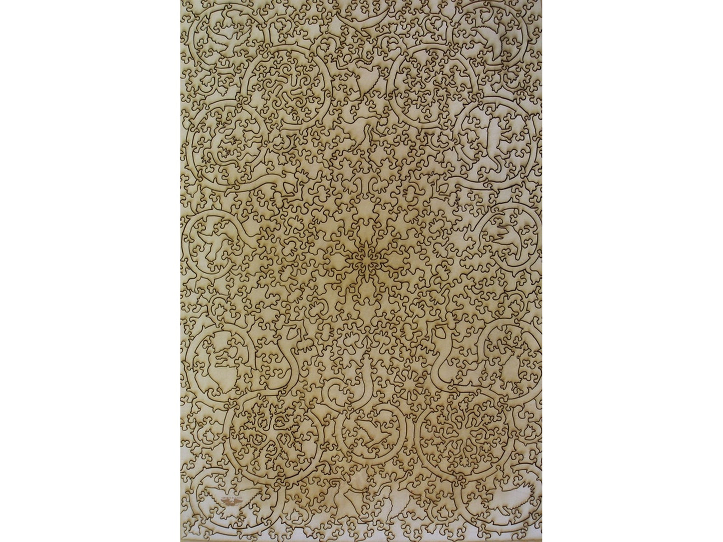The back of the puzzle, Shamsa Sunburst.