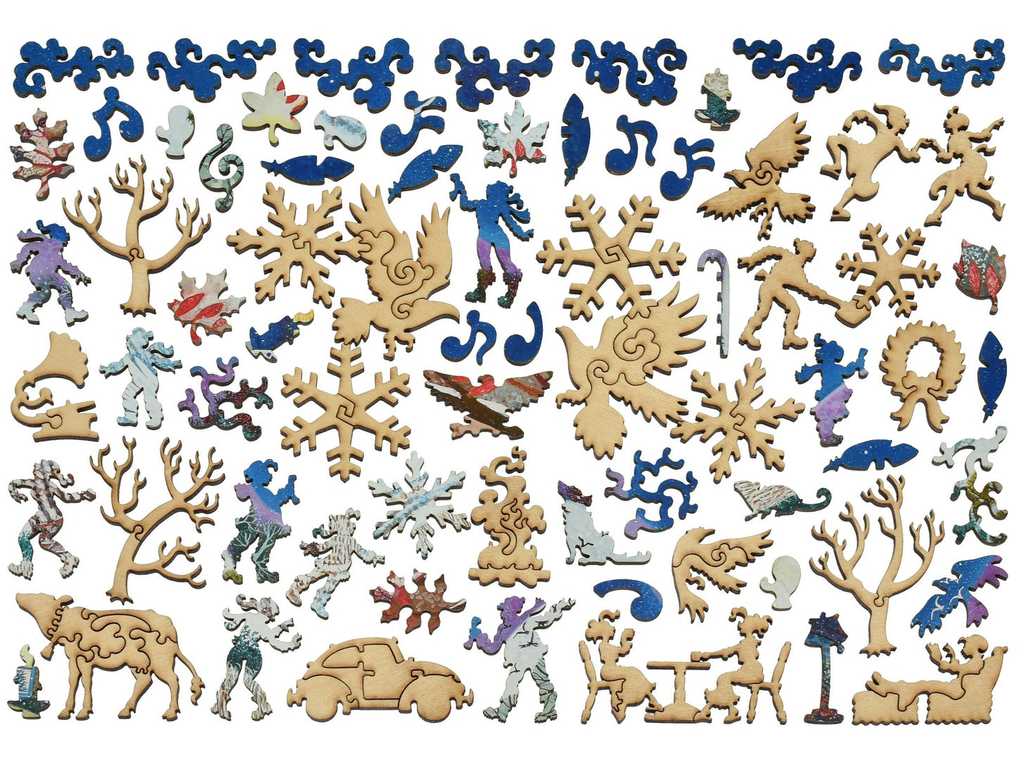 The whimsies that can be found in the puzzle, Snowbirds.